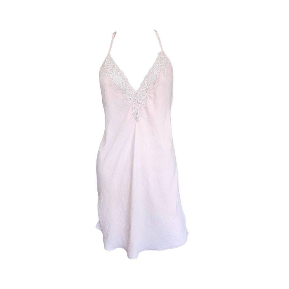 coquette pastel lace slip mini dress